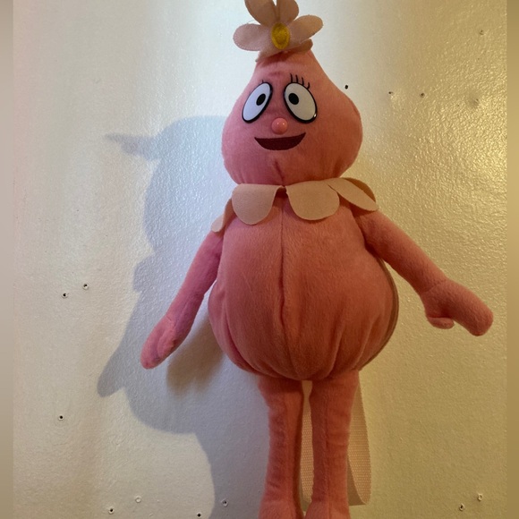 Yo Gabba Gabba Foofa Pink 18 " Plush Backpack Tote- NEW No Tags! - Picture 7 of 7